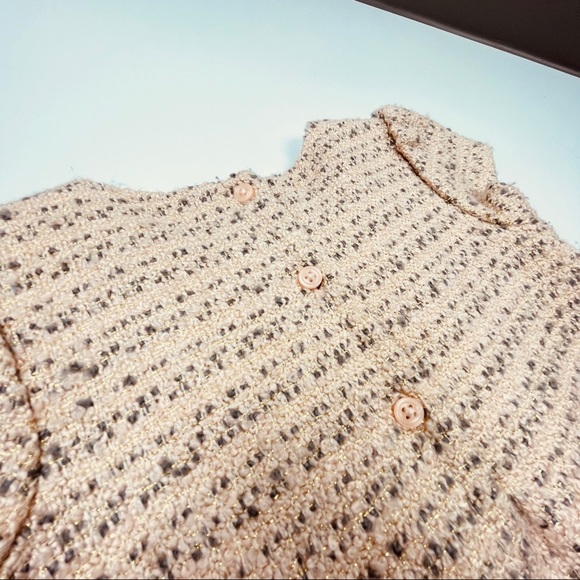 JANIE and JACK Girls Woven Pink Dress size 3 - Picture 5 of 12